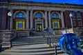 Council bluffs Iowa union pacific railroad museum entrance