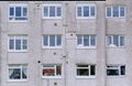 Council flats in poor housing estate in Glasgow