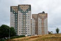 Council flats in poor housing estate with many social welfare issues in LInwood