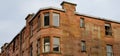 Council flats in poor housing estate with many social welfare issues in Port Glasgow