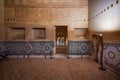 Council Hall (Sala del Mexuar) and Oratory at Nasrid Palaces of Alhambra - Granada, Andalusia, Spain Royalty Free Stock Photo