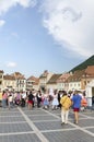 The Council Square, Brasov, Romania Royalty Free Stock Photo