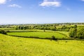 Counrtyside Wales. Fields and meadows Royalty Free Stock Photo