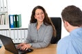 Counseling interview Royalty Free Stock Photo