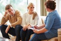 Counselor Advising Couple On Relationship Difficulties Royalty Free Stock Photo