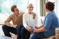 Counselor Advising Couple On Relationship Difficulties Royalty Free Stock Photo