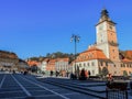 The counsil squares is the center of the Brasov City in Romania Royalty Free Stock Photo