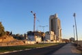 Counstruction site in Beer Sheva, israel Royalty Free Stock Photo