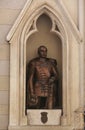 Count Josip Jelacic, statue in Zagreb cathedral