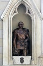 Count Josip Jelacic, statue in Zagreb cathedral