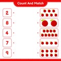 Count and match, count the number of Yumberry and match with right numbers. Educational children game