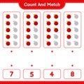 Count and match, count the number of Yumberry and match with right numbers. Educational children game