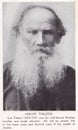 Count Tolstoi 1828 - 1910 Royalty Free Stock Photo