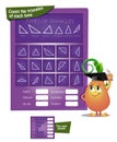Count the triangles for each type Royalty Free Stock Photo