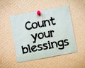 Count your blessings