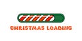 Countdown groovy Christmas loading bar with candy stripe progress on white background. Festive holiday progress element for xmas Royalty Free Stock Photo