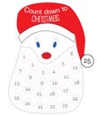 Countdown Till Christmas Royalty Free Stock Photo