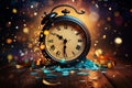 Countdown to Midnight: A Spectacular Celebration Royalty Free Stock Photo