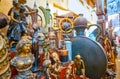 The counter of the antique shop, Souk Madinat Jumeirah market, Dubai, UAE Royalty Free Stock Photo