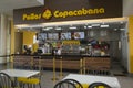 Counter in fast food restaurant Pollos Copacabana Royalty Free Stock Photo