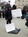 Counter Protester at the Rally