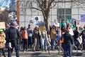 Counter Protestors at the annual March for Life in San Francisco, CA