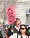 Counter Protestors at the annual March for Life in San Francisco, CA