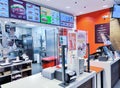 Counter service with cash desk at Burger King in Riga