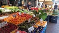 Fresh fruits and vegetables produce local market in Athens Greece