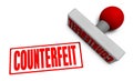 Counterfeit Stamp Royalty Free Stock Photo
