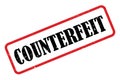 Counterfeit stamp