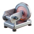 Countertop meat slicer with adjustable thickness dial