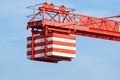 The counterweight of the tower crane at work Royalty Free Stock Photo