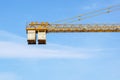 The counterweight of the tower crane at work Royalty Free Stock Photo