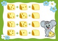 Counting Game for Children. Addition worksheets