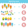 Counting Game for Children. Count the items in the picture