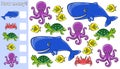 Counting game how many sea animals-2