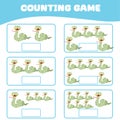 Mathematic counting worksheet for children