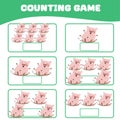 Mathematic counting worksheet for children