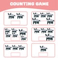 Mathematic counting worksheet for children