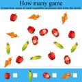 How many objcets game