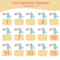 Counting by one\'s the cute and kawaii baby dragon eating spicy chili practising math in multiple of 1s