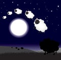 Counting sheep at night