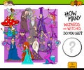 Counting wizards educational game for kids