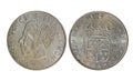 Countries` old coins, year 1975 Royalty Free Stock Photo