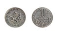 Countries` old coins, year 1996 Royalty Free Stock Photo