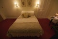 Country B&B king size bedroom Royalty Free Stock Photo