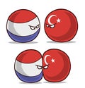 Country ball netherlands versus turkey conflict countryballs