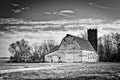 Country Barn in the Midwest Royalty Free Stock Photo