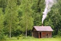 Country bathhouse Royalty Free Stock Photo